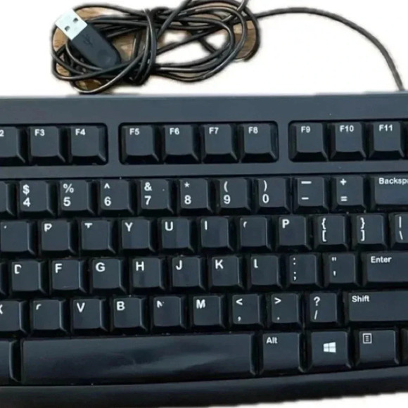 Logitech K120 920-002851 Wired Keyboard Black Tested Working - Picture 6 of 6